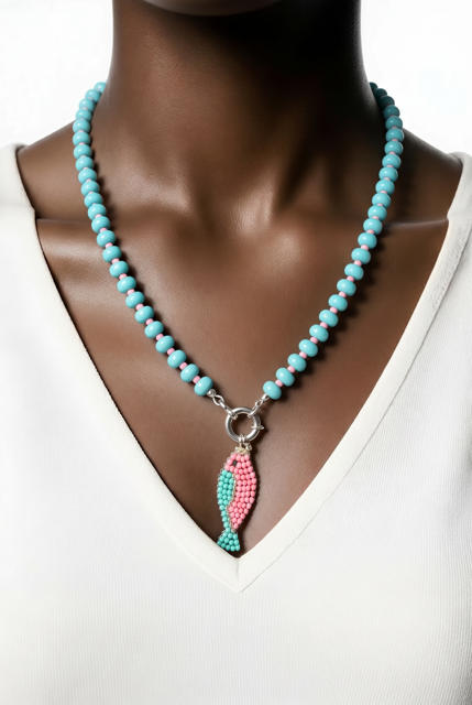 Cotton Candy Tide Necklace