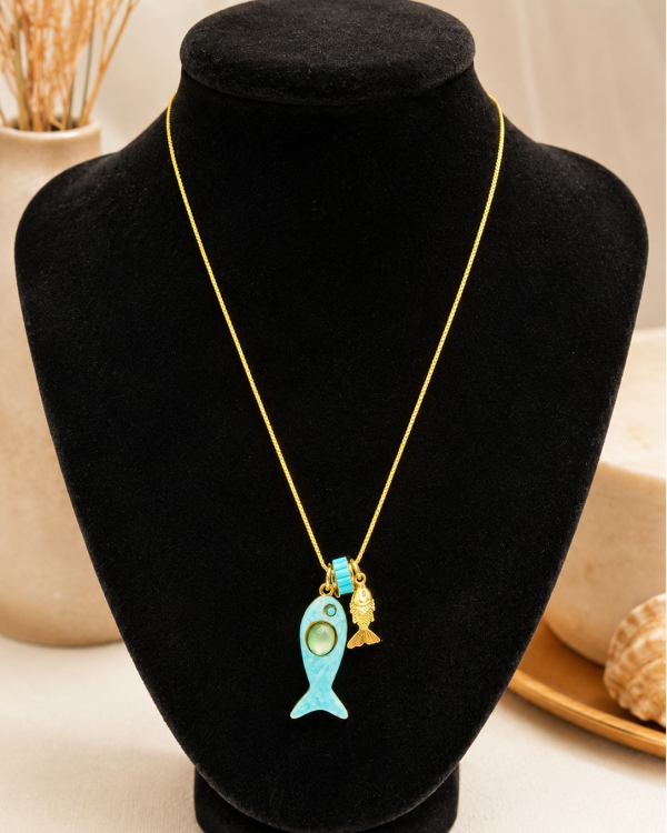 Aqua Tide and Treasure Necklace