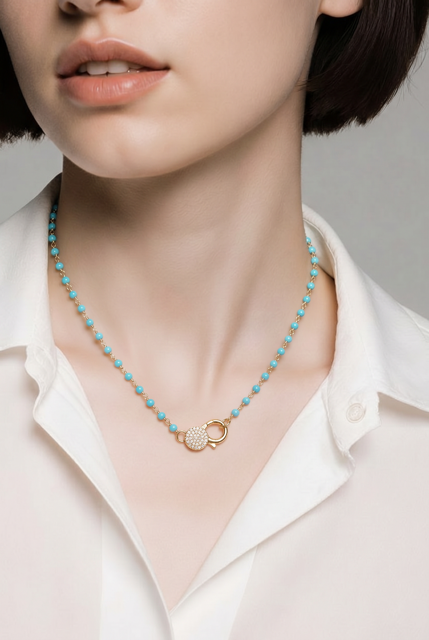 Satellite Bead Chain Necklace