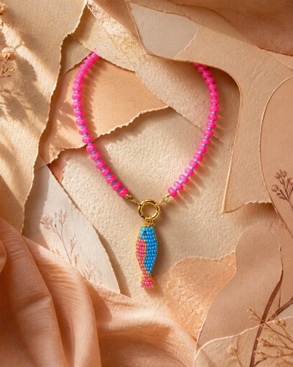 The Neon Guppy Necklace