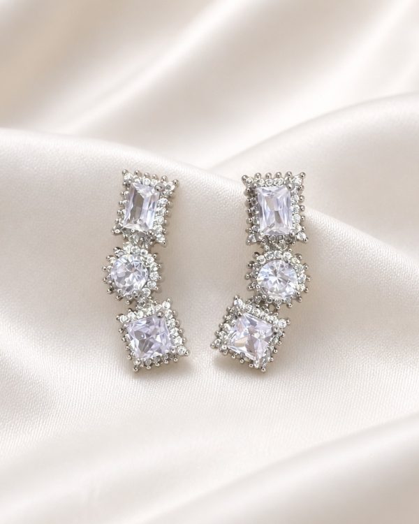 Luxe Crystal Convertible Ear Climber & Cascade Earrings