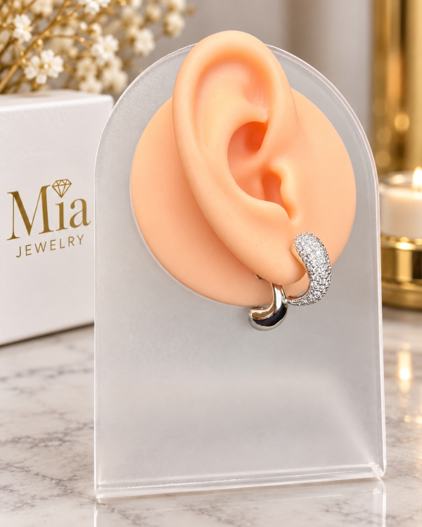 Luna 2-in-1 Pavé Ear Jacket Earrings