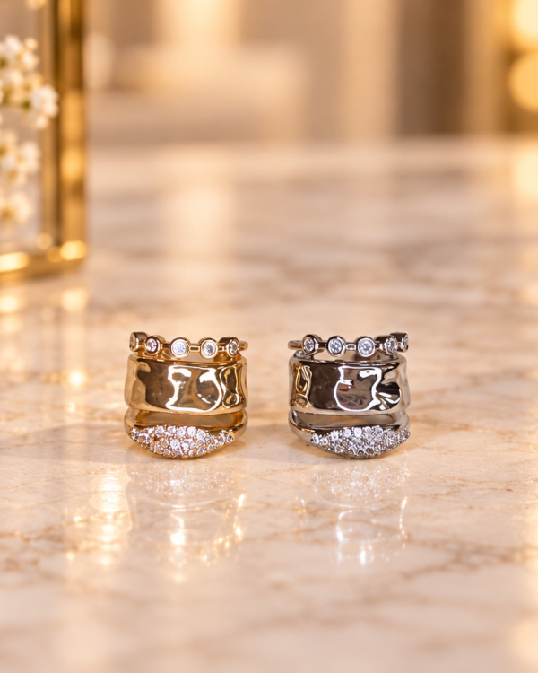 Isabella Crystal Ear Cuffs