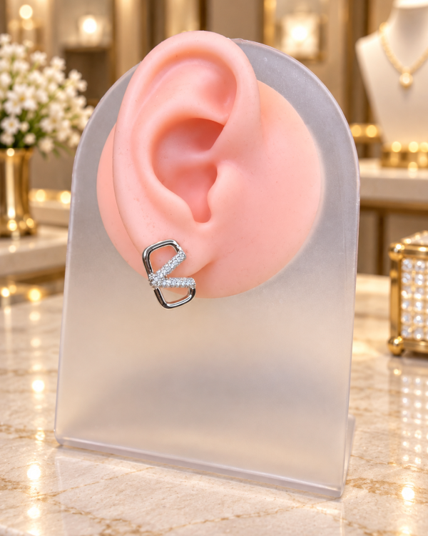Harper Pavé Frame Earrings