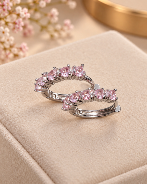 Crystal Hoop Earrings