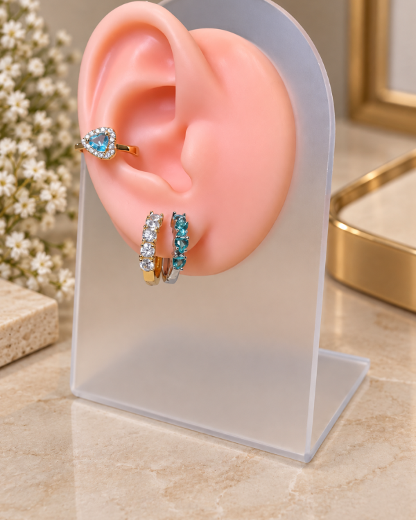 Crystal Hoop Earrings