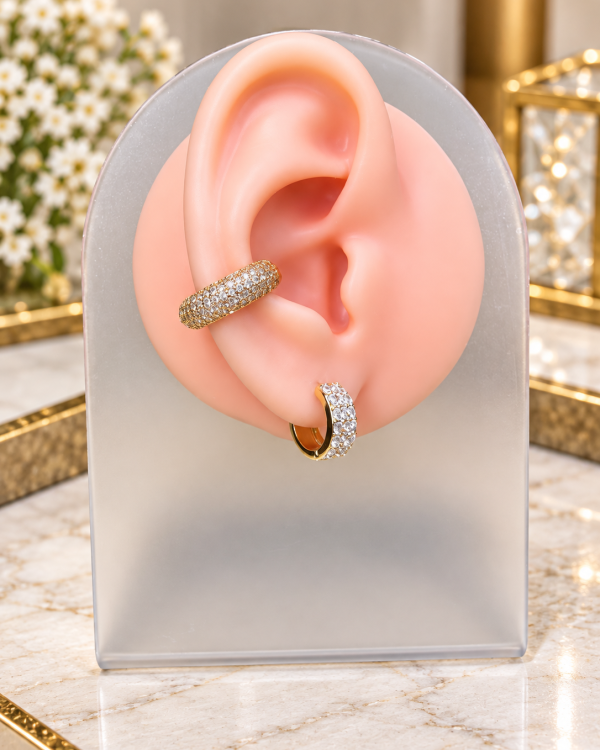 5 Row Pavé Ear Cuff
