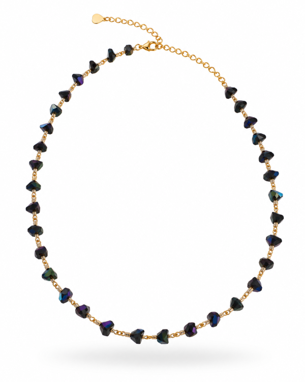 Black Crystal Necklace