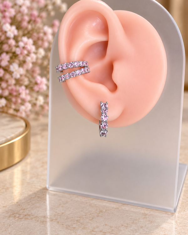 Crystal Hoop Earrings