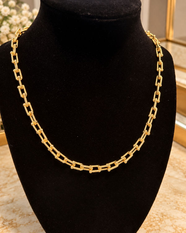 Designer Inspired Link Necklace