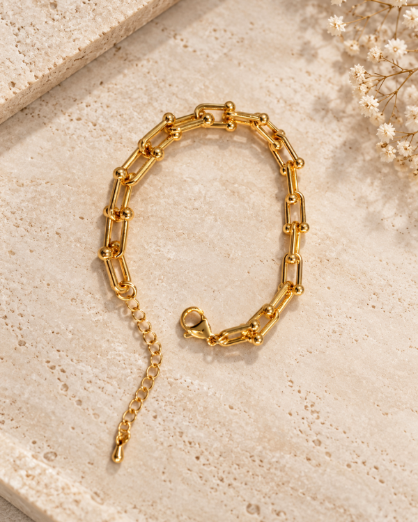 Tiffany Inspired Ball Link Necklace & Matching Bracelet Set