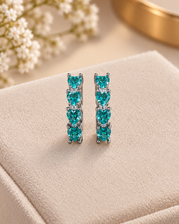 Crystal Hoop Earrings