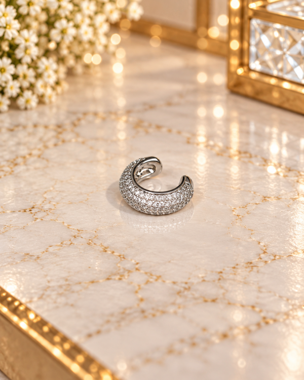 5 Row Pavé Ear Cuff