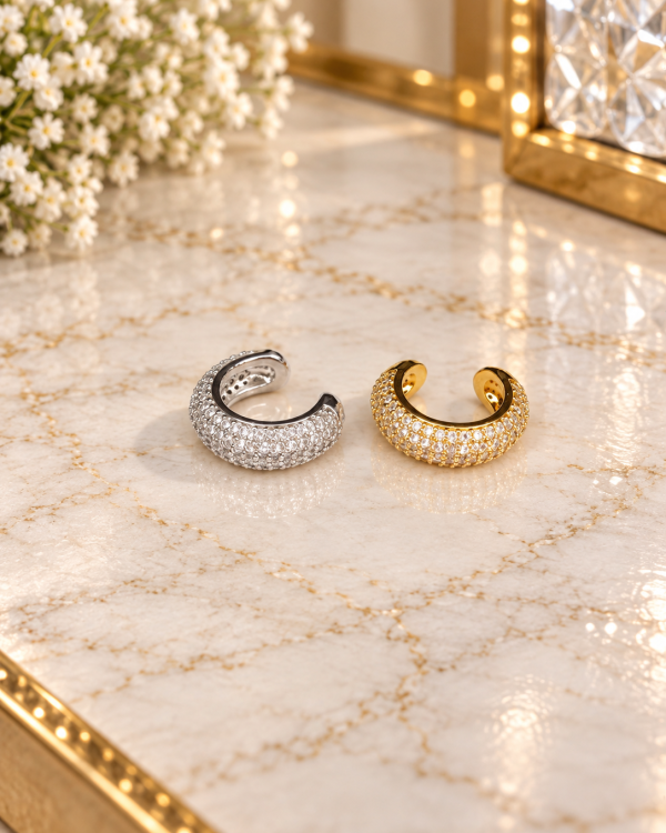 5 Row Pavé Ear Cuff