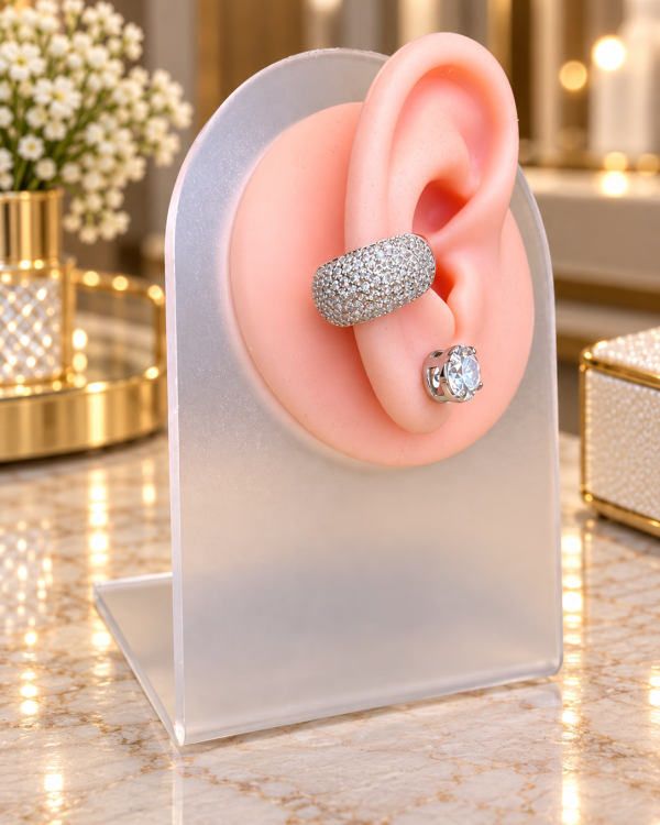 Chunky Crystal Ear Cuff