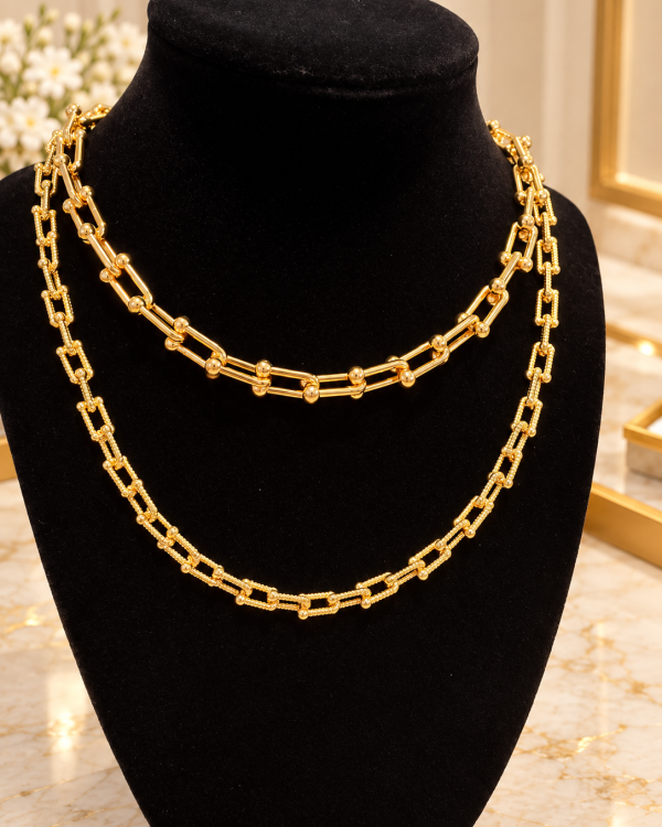 Designer Inspired Link Necklace
