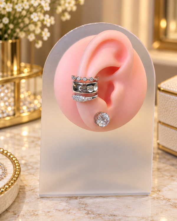 Isabella Crystal Ear Cuffs