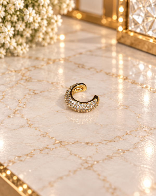 5 Row Pavé Ear Cuff
