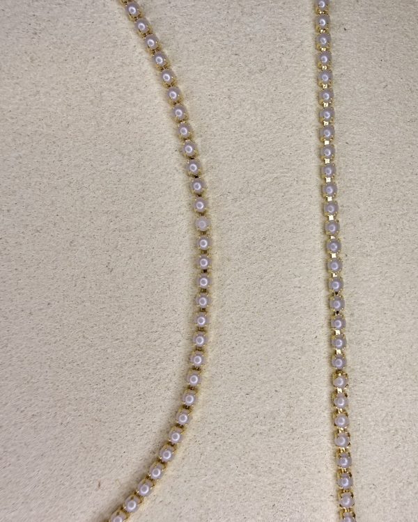 Pearl Bead Necklace & Bracelet Set