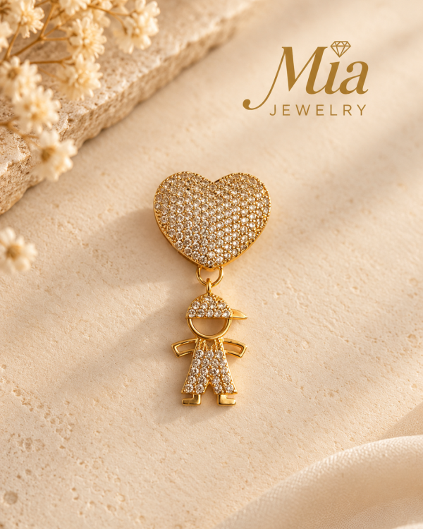 Little Hearts Family Boy and Girl Pendants