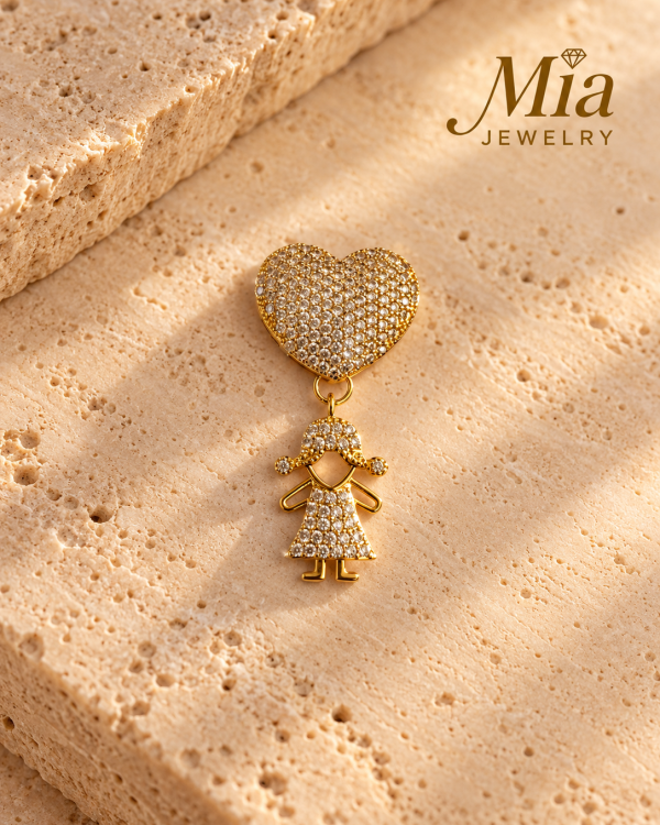 Little Hearts Family Boy and Girl Pendants