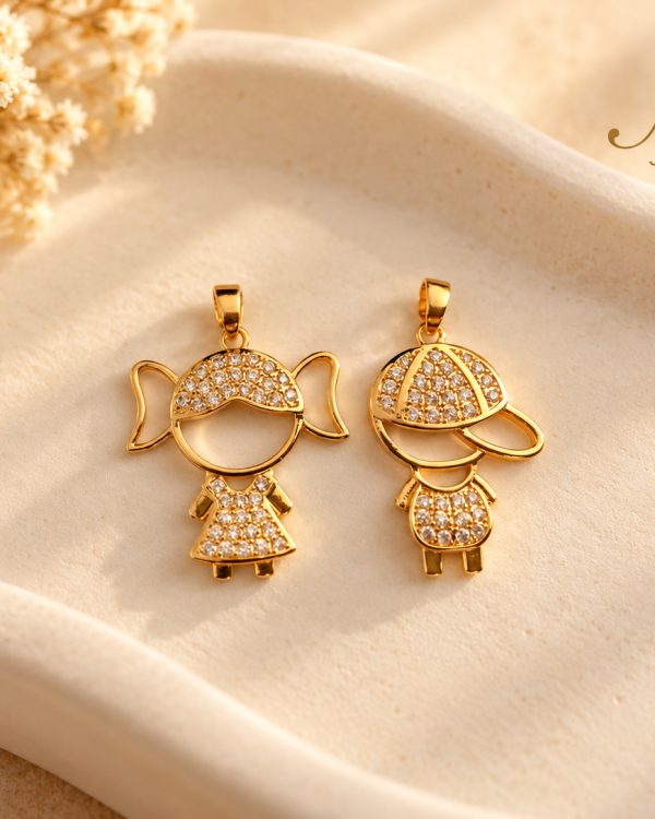 Golden Little Charms Pendant