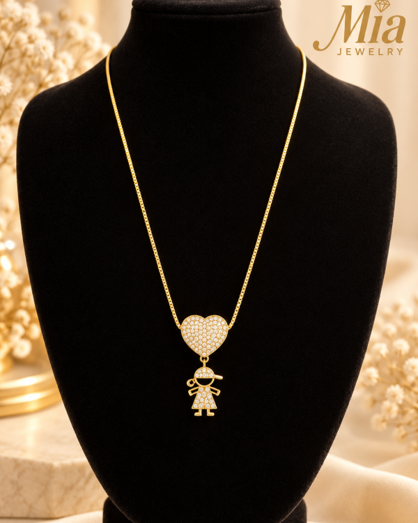 Little Hearts Family Boy and Girl Pendants