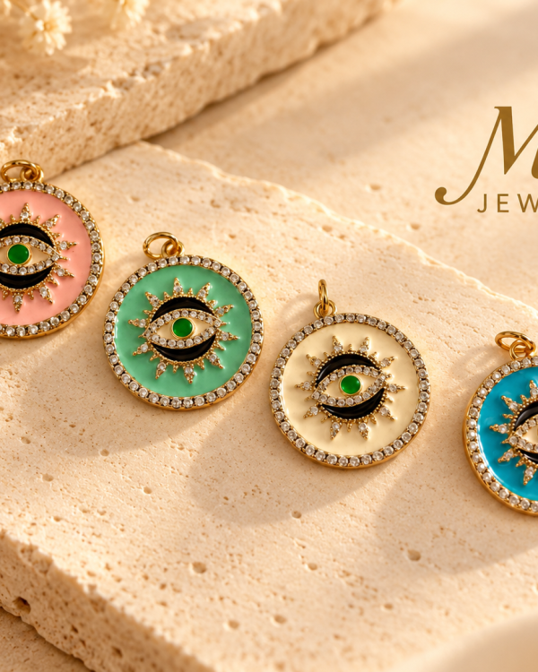 Radiant Eye Crystal Pendants