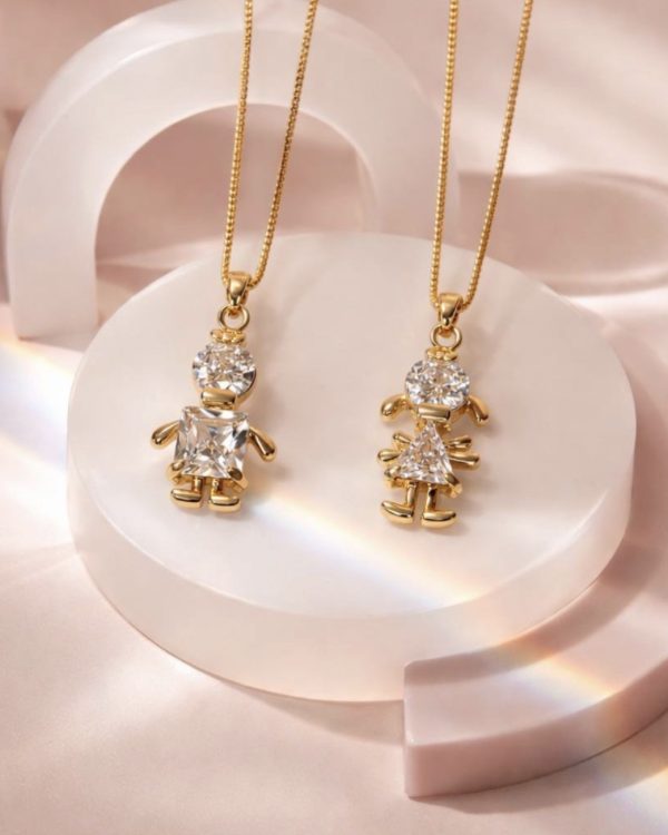 Crystal Girl Charm Pendant