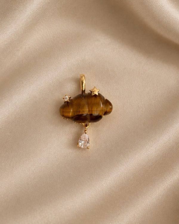 Cloud Charm Gemstone Pendant