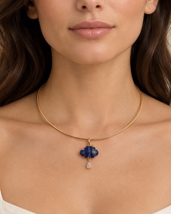Cloud Charm Gemstone Pendant