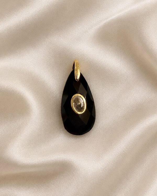 Faceted Gemstone Connector Pendant