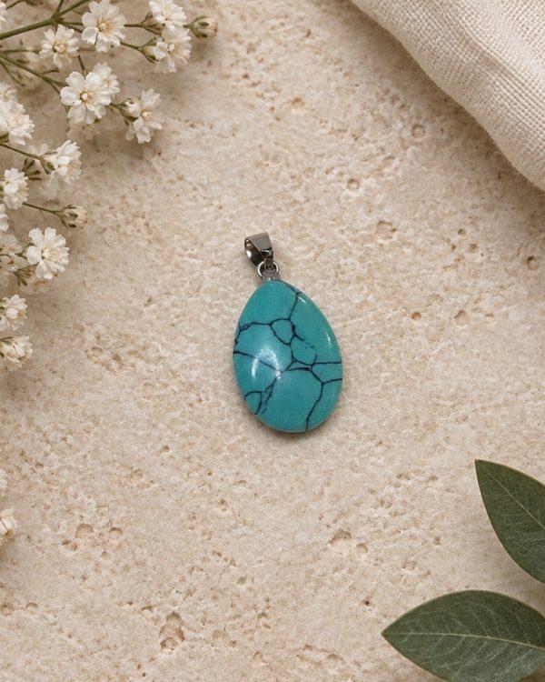 Teardrop Gemstone Pendant